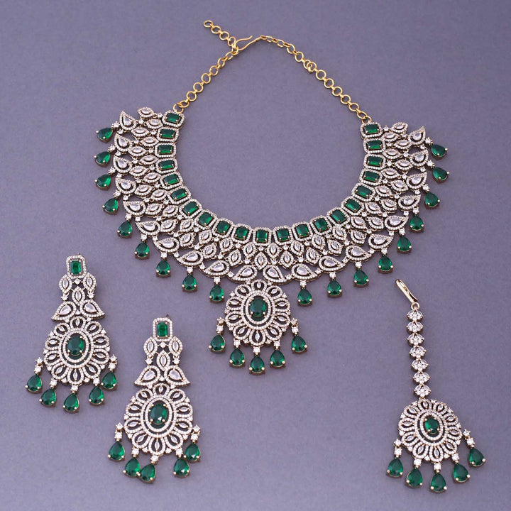 Emerald Arianna Bridal Victorian Jewellery Set - New Arrival