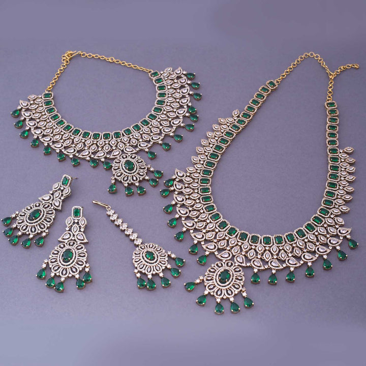 Emerald Arianna Bridal Victorian Jewellery Set - New Arrival