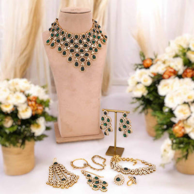 Jade Madhura Semi-Bridal Jewellery Set