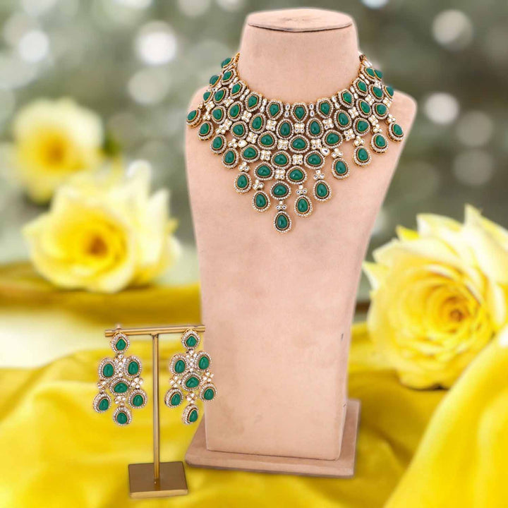 Jade Madhura Semi-Bridal Jewellery Set