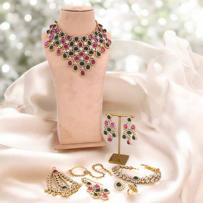 Jade Madhura Semi-Bridal Jewellery Set